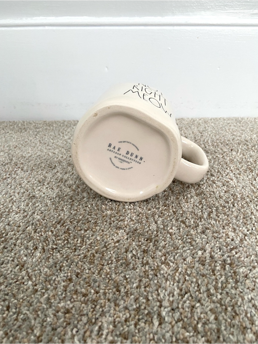 NWOT Rae Dunn "NOT RIGHT MEOW" Cat Coffee Mug - Picture 13 of 13